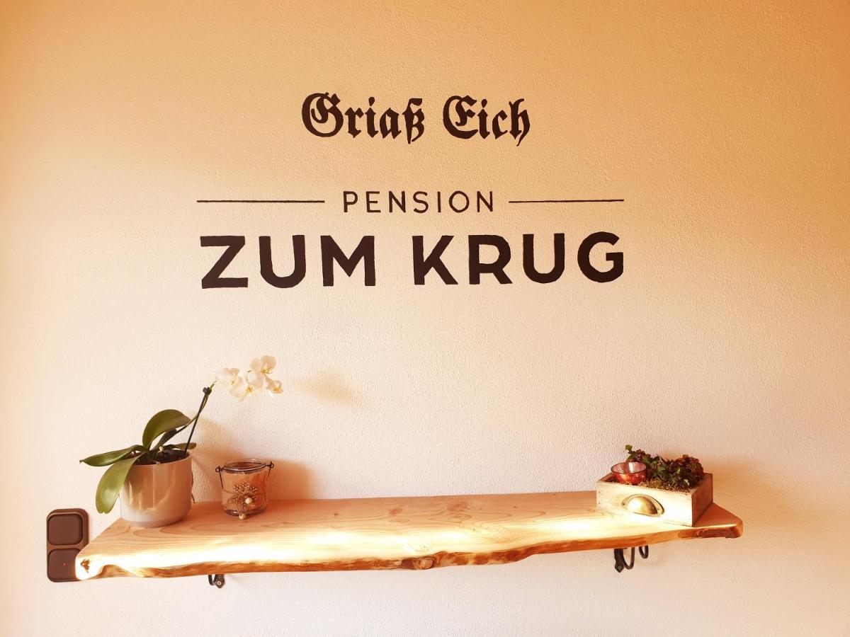 Pension Zum Krug, Messe Muenchen Hergolding Eksteriør bilde